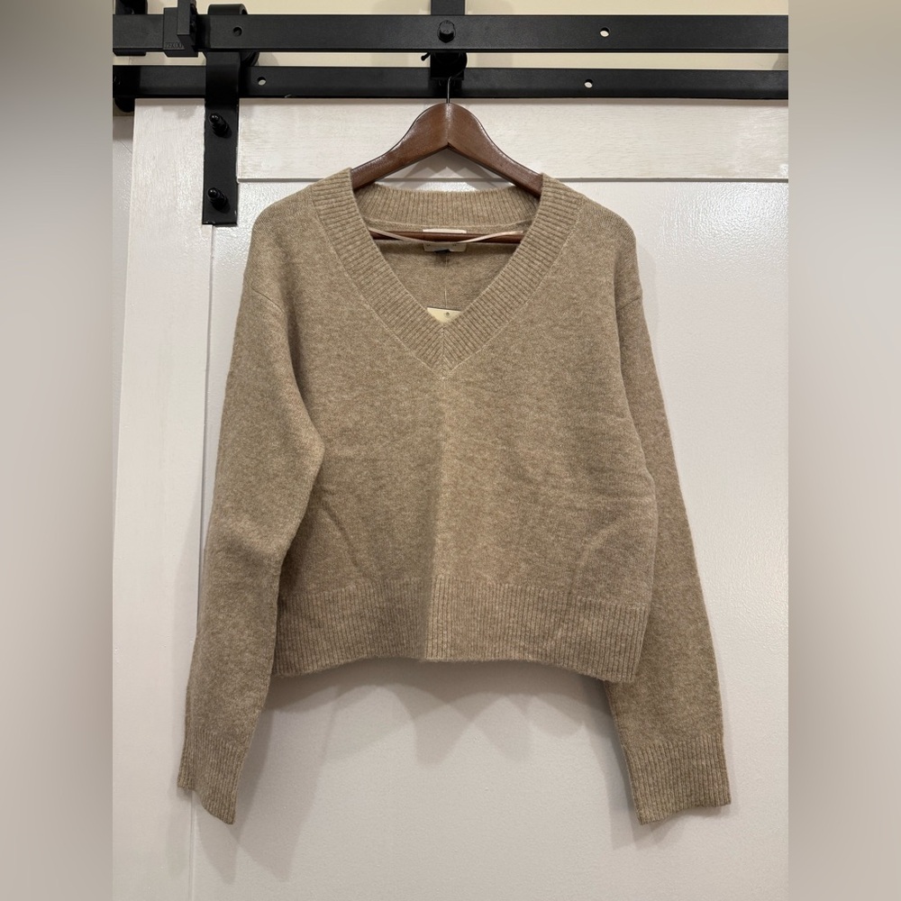 Universal Thread Tan V-Neck Sweater